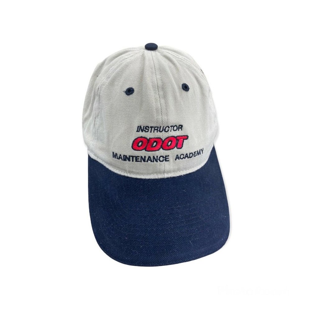 Vintage ODOT Maintenance Academy Trucker Hat Cap Instructor September 2002